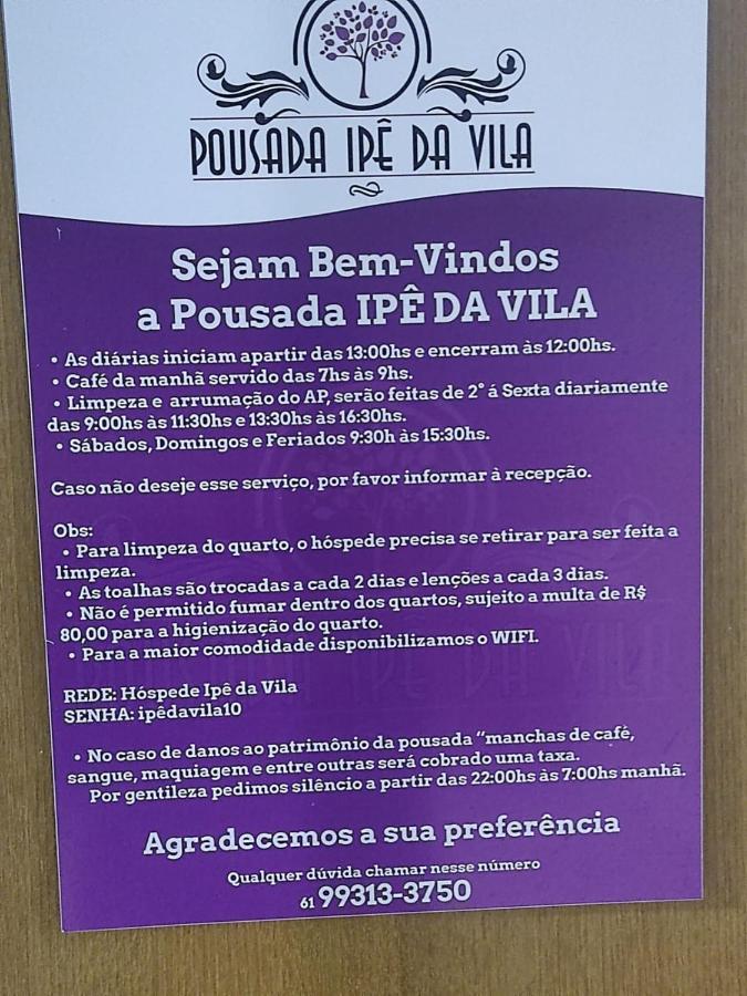 Pousada Ipe Da Vila Brasília Eksteriør billede